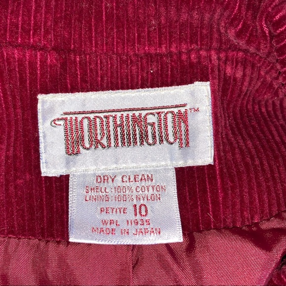 Worthington Corduroy Blazer Size 10 - Picture 2 of 3